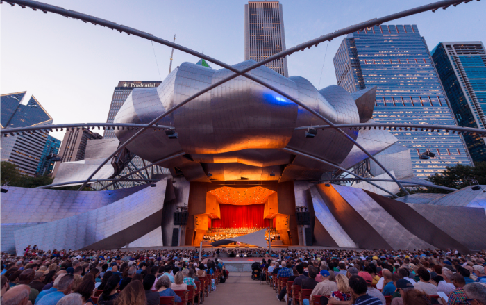 Concert at the Jay Pritzker Pavilion