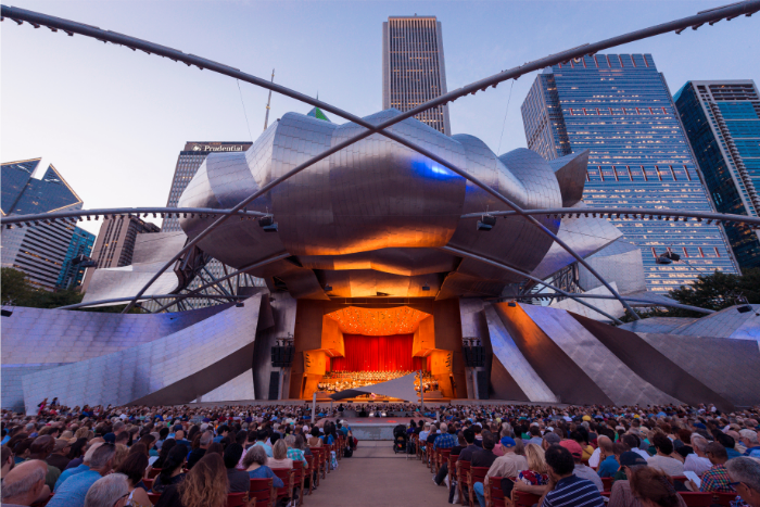 Concert at the Jay Pritzker Pavilion