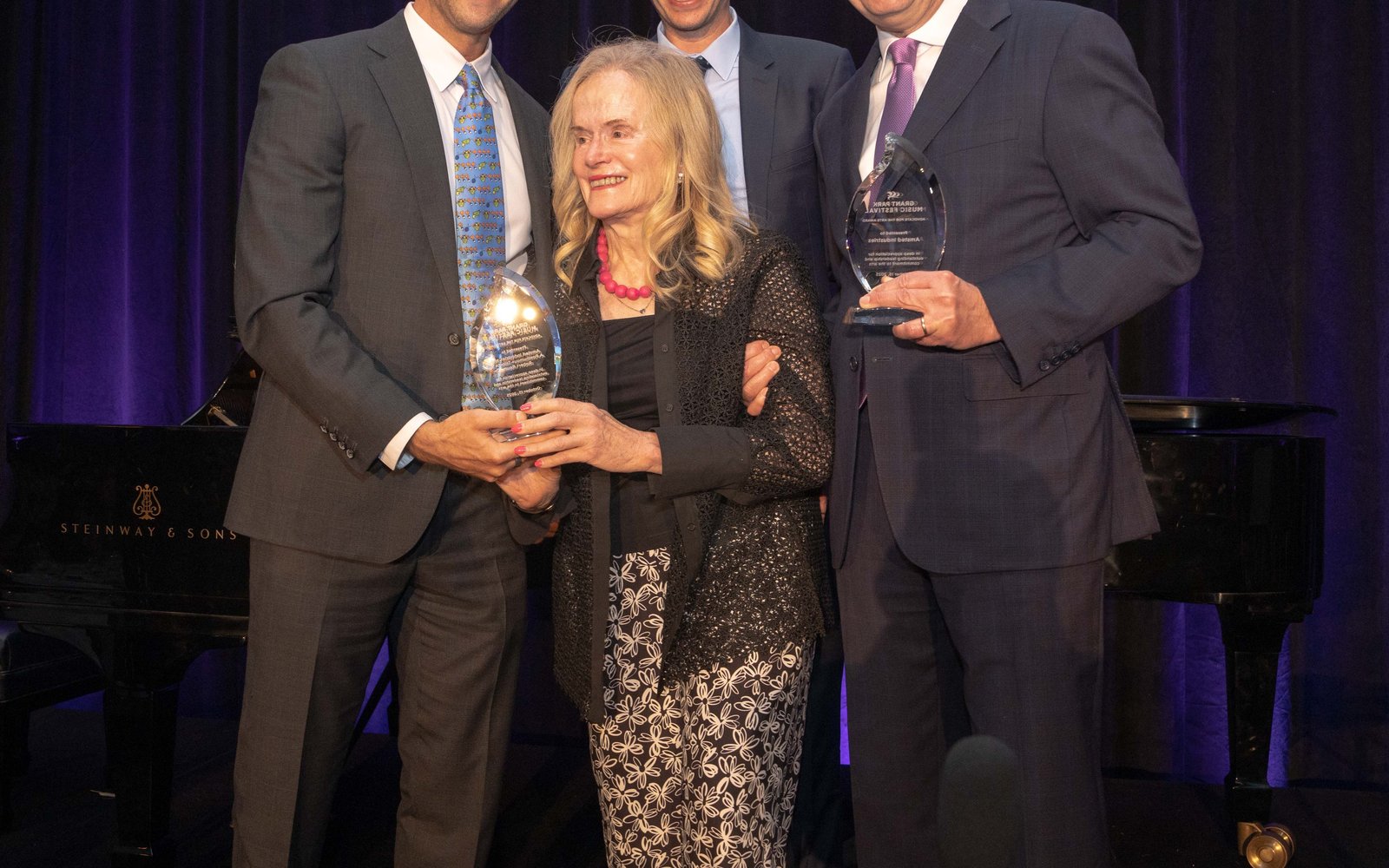 The Reum Family with Stephen Smith, Amsted Industries, Advocate for the Arts Award honoree