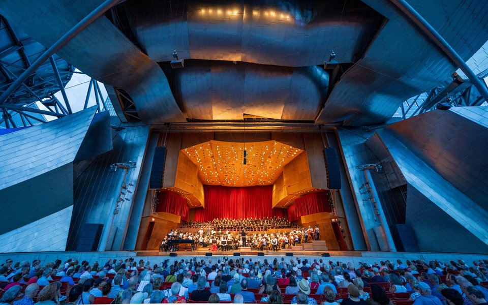 The Jay Pritzker Pavilion comes alive with the Grant Park Orchestra and Chorus - Credit: Patrick Pyszka